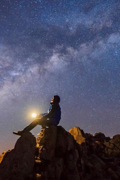 Stargazing in Southwest Wyoming.